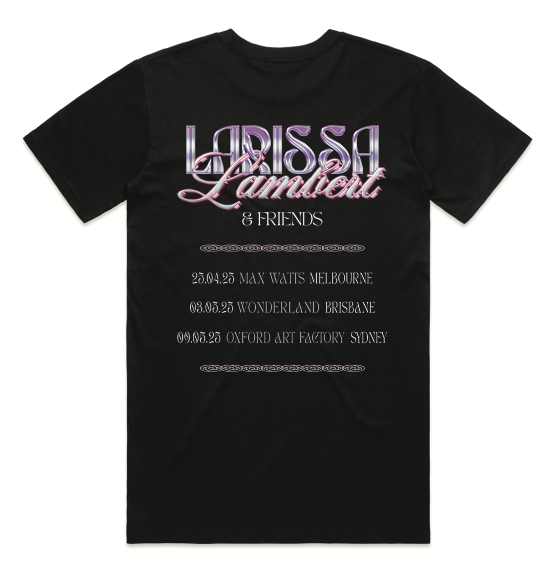 Larissa Lambert & Friends Tour T-Shirt (Black)