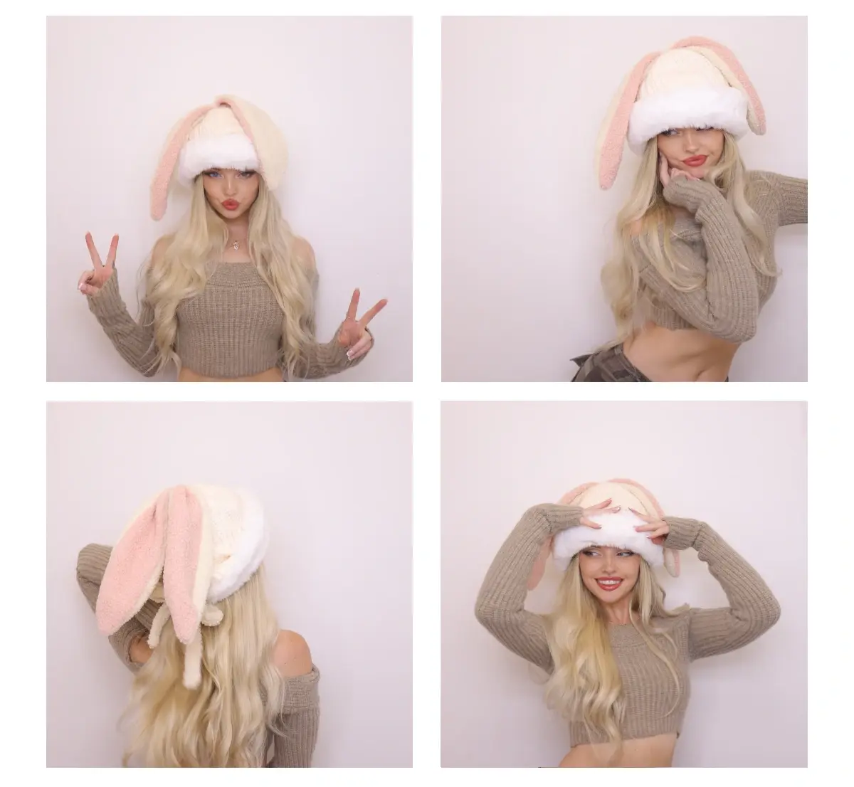 Bunny Hat – Milk White